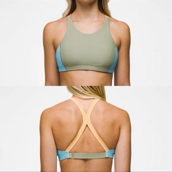 Prana Other - NWT prAna Baja Bound Colorblock Surfer Volleyball Bikini Top Size Small